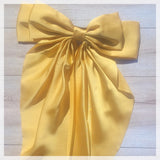 Large Silky Long Tailed Waterfall Hair Bow